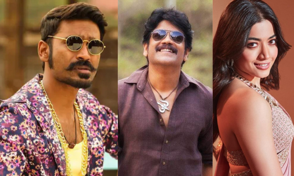 Rashmika Mandanna, Nagarjuna, And Dhanush